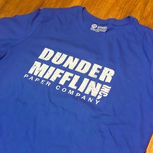 HG Apparel Dunder Mifflin Paper Company T-Shirt XL Womens Office Graphic Tee NWT